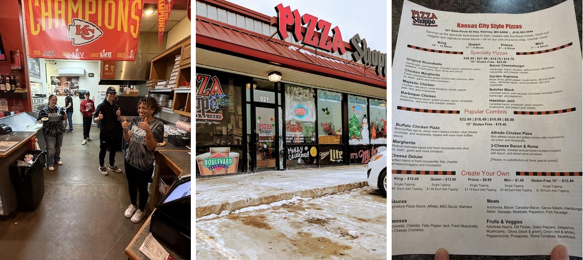 Pizza Shoppe Menu