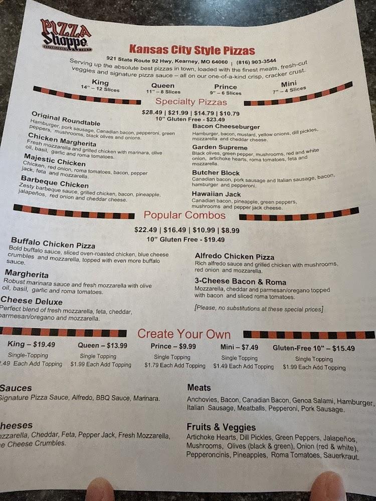 Pizza Shoppe Menu image 2