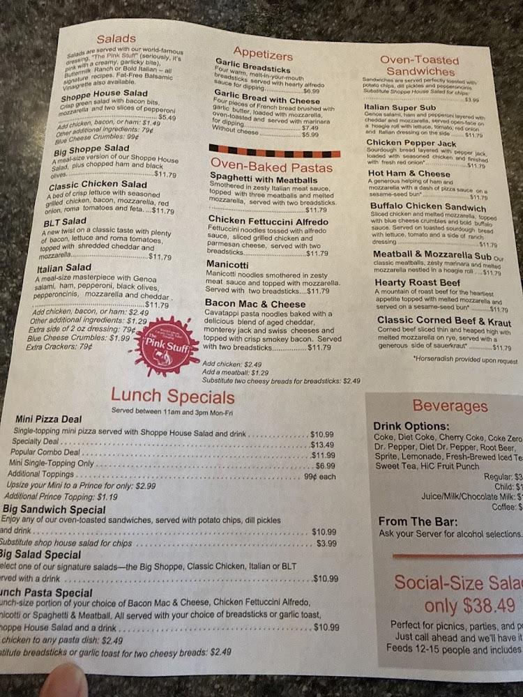 Pizza Shoppe Menu image 3